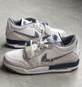 耐克（NIKE）Jordan官方耐克喬丹AJ312男子運(yùn)動(dòng)鞋秋季緩震低幫CD7069 124白/深藏青/淺灰/冷灰 40 曬單實(shí)拍圖