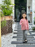 moonkids女童洋氣微喇褲子2025春夏新款兒童波點(diǎn)喇叭褲韓版小女孩長褲夏裝 兩條裝【18361黑色+18328黑色】 110 cm 曬單實(shí)拍圖