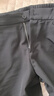 GXG男裝小腳西褲修身休閑褲男 黑色 170/M 曬單實(shí)拍圖