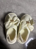 MDUG月子鞋夏季孕婦鞋厚底防滑包跟月子鞋軟底超軟產(chǎn)后產(chǎn)婦月子鞋 【夏季透氣款】白色蝴蝶結(jié) 38/39 曬單實拍圖