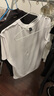 真維斯冰絲短袖t恤男士夏季涼感上衣服2025新款速干大碼莫代爾半袖男裝 白色(純色) M (170) (30天質(zhì)量問(wèn)題全額退) 曬單實(shí)拍圖