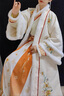艾方鳥(niǎo)漢服成人女冬季套裝宋制對(duì)襟長(zhǎng)襖交領(lǐng)百褶襦裙日常加絨古裝全套 米色長(zhǎng)襖+米交領(lǐng)+米色裙 L 曬單實(shí)拍圖