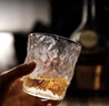 青蘋(píng)果 冰川杯 日式石紋玻璃水杯套裝加厚耐熱玻璃杯茶杯杯子 矮款6只 曬單實(shí)拍圖