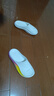 卡爾美（KELME）拖鞋男戶外健身運(yùn)動(dòng)拖鞋沙灘厚底情侶時(shí)尚涼拖 白黃 42 曬單實(shí)拍圖