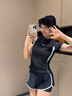 JCZS泳帽大頭圍長發(fā)2025新款不勒頭女士可愛顯臉小超大號不壓頭游泳帽 黑色【長發(fā)專用/高彈不勒頭】 曬單實拍圖