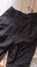 日著RIZHUO【商場同款】闊腿褲休閑褲2024夏季新款女寬松哈倫長褲 星稀黑 S 曬單實(shí)拍圖