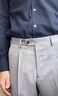 柏品可機洗羊毛西褲男士修身商務(wù)職業(yè)通勤長(cháng)褲易打理直筒休閑褲子 淺灰色 50 曬單實(shí)拍圖