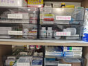吱凡日本抽屜式藥品收納盒家用藥物醫藥箱家庭桌面大號大容量透明盒子 【灰色-特大號】4個(gè) 曬單實(shí)拍圖