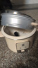 三角牌（Triangle）電飯煲家用老式電飯鍋小微壓蒸米飯鍋電壓力3-4人煮飯鍋陶瓷油不粘內膽帶蒸籠 4L （4-5人用）配3件套 曬單實(shí)拍圖