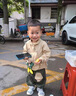 G.DUCKKIDS小黃鴨童裝男童套裝春秋2024新款兒童衣服男孩帥氣小熊襯衣兩件套 咖啡色 90 建議1~2歲【 80-90cm】cm 曬單實(shí)拍圖