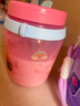 特百惠（Tupperware）吸吸罐550ml帶吸管水杯子女生七夕情人節(jié)禮物送手提掛飾 甜蜜粉 曬單實拍圖