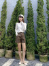啄木鳥軟底軟面小皮鞋女久站不累夏季瑪麗珍鞋方頭淺口粗跟豆豆 杏色 防腳痛不臭腳-37 曬單實拍圖