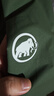 猛犸象（MAMMUT）【張若昀同款】Granite 男士戶(hù)外舒適彈性?shī)A克防曬外套防風(fēng)軟殼 深山影綠 M 曬單實(shí)拍圖