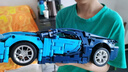 聯(lián)合創(chuàng  )想積木跑車(chē)布加迪跑車(chē)積木男孩玩具高難度巨大型兒童生日禮物男生 曬單實(shí)拍圖