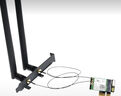 gxlinkstarMT7922 MT7921K PCI-E無線網(wǎng)卡臺式機(jī)電腦wifi6接收器5G三頻5374M千兆電競網(wǎng)卡wifi藍(lán)牙二合一模塊 【套餐】MT7922+PCIE小轉(zhuǎn)板+外置天線 曬單實拍圖