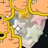 【毛絨五角星發(fā)夾】多巴胺女孩星星鴨嘴夾成人小孩通用發(fā)飾頭飾 毛絨星星發(fā)卡2個（隨機色） 曬單實拍圖