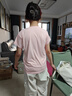 361°輕運動|女童速干短袖2025夏3-14歲兒童短袖T 杏花粉150 曬單實拍圖