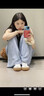 相伊戀人寬松闊腿褲女2025夏季薄款冰絲褲新款潮流格子褲小個(gè)子顯瘦九分褲 藍(lán)色【常規(guī)款】 M 【推薦96-110斤】 曬單實(shí)拍圖