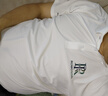 羅蒙高檔冰絲短袖Polo衫男夏季薄款免燙修身短袖男打底商務(wù)休閑T恤 白色 XL 【125-140斤】 曬單實(shí)拍圖