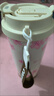 天喜（TIANXI）保溫咖啡杯女鈴蘭花茶杯吸管茶水分離杯翻蓋水杯禮物便攜車(chē)載杯子 粉櫻花【升級陶瓷款】 520ml 曬單實(shí)拍圖