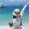 槿城比基尼泳衣女罩衫海邊外套針織寬松防曬沙灘度假外搭可下水泡溫泉 白色前后可兩穿 Z3212 均碼 曬單實拍圖
