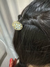 向晚發(fā)夾發(fā)卡2件法式花朵小抓夾迷你發(fā)飾發(fā)卡子側(cè)邊劉海頂夾子發(fā)卡 曬單實(shí)拍圖