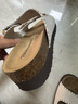 TOOMANYSHOES 【王玉雯同款】 小島度假夏季新款勃肯鞋女外穿厚底沙灘涼拖女鞋 米白 40 曬單實(shí)拍圖