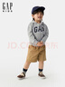 Gap男幼童2025春季新款經(jīng)典大logo拉鏈連帽衛衣兒童裝美版744384 灰色 110 /60 (5-6歲) 曬單實(shí)拍圖