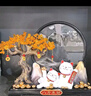 華之烽發(fā)財(cái)樹(shù)招財(cái)貓擺件搬家喬遷開(kāi)業(yè)禮物辦公室客廳玄關(guān)流沙裝飾禮品 八方來(lái)財(cái)-禮盒裝【背靠金山】 曬單實(shí)拍圖