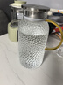 富光玻璃杯耐熱玻璃涼水壺錘紋帶把手大容量家用杯花茶杯子茶壺冷水壺 曬單實(shí)拍圖