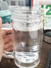 胖東來(lái)同款德國水杯玻璃杯泡茶杯個(gè)人專(zhuān)用雙層帶把模型公室茶水分離杯子 本色380ml+杯刷 曬單實(shí)拍圖