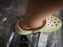 卡駱馳crocs檀健次同款復古洞洞鞋女鞋厚底老爹鞋小鯨魚洞洞鞋206302 骨白色-2Y2(含智必星) 36 /37(230mm) 曬單實拍圖