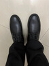CLOHOO皮鞋男士夏季軟底透氣商務(wù)休閑男鞋百搭英倫真皮青年正裝鞋子男 黑色【皮鞋碼】 42 曬單實(shí)拍圖