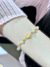 珍·尚銀中國黃金授權(quán)四葉草黃金手鏈女足金手繩七夕情人節(jié)禮物送女友老婆 足金四葉草+贈S925銀手鏈+情人節(jié)禮盒 曬單實拍圖