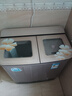 揚(yáng)子洗衣機(jī)半自動(dòng)大容量家用雙桶雙缸洗衣機(jī)脫水雙筒 6.2公斤玻璃面板-小型款 曬單實(shí)拍圖