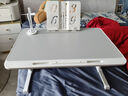 全品屋升降床上電腦桌書(shū)桌可折疊學(xué)習小桌板懶人宿舍飄窗桌 灰旗艦款+卡槽滑托+抽屜書(shū)架+USB 曬單實(shí)拍圖