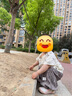 乖奇熊夏季薄款嬰兒休閑長(zhǎng)褲透氣寶寶燈籠褲韓版兒童外出褲子夏裝 曬單實(shí)拍圖
