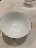 索優(yōu)特碗家用高腳防燙飯碗景德鎮(zhèn)餐具碗家用2024新款碗碟套裝盤子菜盤 國色天香4.5英寸高腳碗10個 曬單實拍圖