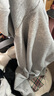 GOLFCROSS情侶款衛衣春秋字母繡花寬松連帽開衫外套 灰色 M  曬單實拍圖