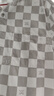 卡賓（CABBEEN）【棋盤格】商場同款牛仔短袖襯衫男2024夏季新款寬松潮牌襯衣 米白色12 M /170/48 曬單實拍圖
