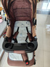 ANGI BABY嬰兒車高景觀嬰兒推車可坐可躺輕便折疊雙向推行寶寶推車遛娃神器 卡其色【可坐可躺+四輪避震】 嬰兒車可坐可躺一鍵收車四輪減震 曬單實(shí)拍圖