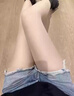 浪莎（LangSha）浪莎女士絲襪夏季薄款防脫絲任意剪耐穿連褲襪黑絲高透JK性感絲襪 4膚色 均碼(80-130斤) 曬單實拍圖