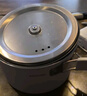 美的（Midea）便攜式電煮鍋電炒鍋電火鍋專(zhuān)用鍋旅行鍋316不銹鋼可分體折疊多功能電燉鍋宿舍戶(hù)外泡面迷你電熱鍋 1.2L 【316母嬰級內膽】XZC16X01 曬單實(shí)拍圖