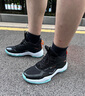 361度男鞋籃球鞋夏季網(wǎng)面透氣實戰(zhàn)耐磨防滑訓練運動鞋水泥克星減震球鞋 曜石黑/361度白 42 曬單實拍圖