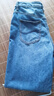 Lee涼涼褲25新品411高腰小直腳中藍色女涼感牛仔褲 曬單實(shí)拍圖