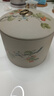 正揚(yáng)粗陶茶葉罐子 陶瓷密封罐 茶罐陶罐 大號(hào)儲(chǔ)藏罐 醒茶罐 普洱罐子 大號(hào)粗陶直罐-事事如意 500克 曬單實(shí)拍圖
