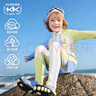 Kocotreekk樹兒童泳衣原紗防曬游泳衣男童分體女童長(zhǎng)袖寶寶泳裝三件套 曬單實(shí)拍圖