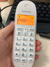 摩托羅拉（Motorola）C1001XC 數(shù)字無繩電話機(jī) 無線座機(jī) 子母機(jī) 單機(jī) 辦公家用 來電顯示 三方通話 橙色 曬單實(shí)拍圖