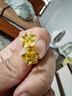 周六福黃金耳釘女足金999花卉耳飾耳針 計(jì)價(jià) 2.29g 曬單實(shí)拍圖