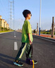 G.DUCKKIDS童裝男童夏裝套裝24新款兒童衣服中大童短袖套裝運動(dòng)兩件套男孩潮 綠色長(cháng)褲套裝gesoqmk 160 尺碼13~14歲【150-160cm】cm 曬單實(shí)拍圖